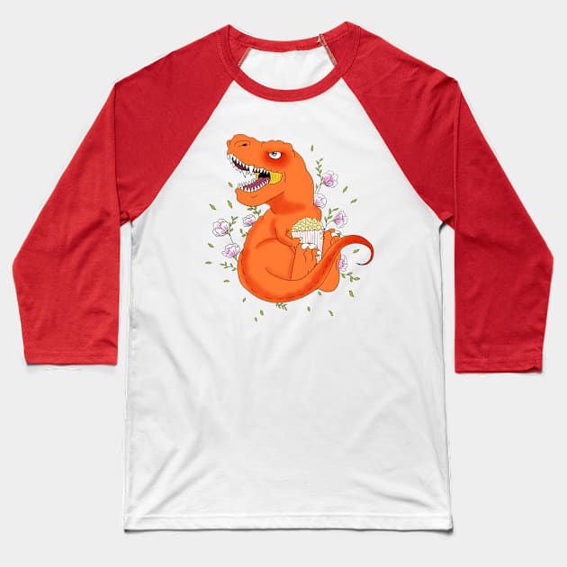 Rex Baseball T-Shirt by ACDesigns